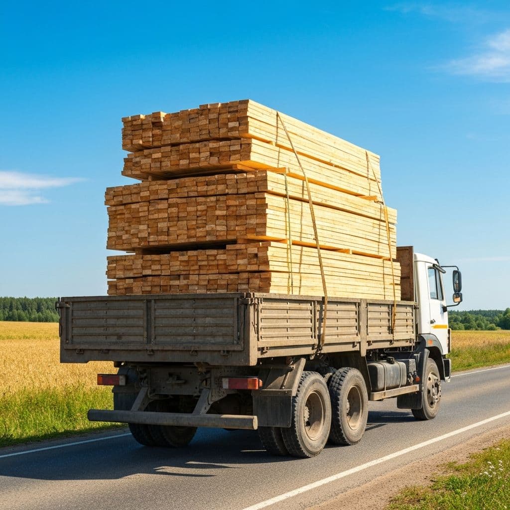 Доставка пиломатериалов по Йошкар-Оле и Марий Эл