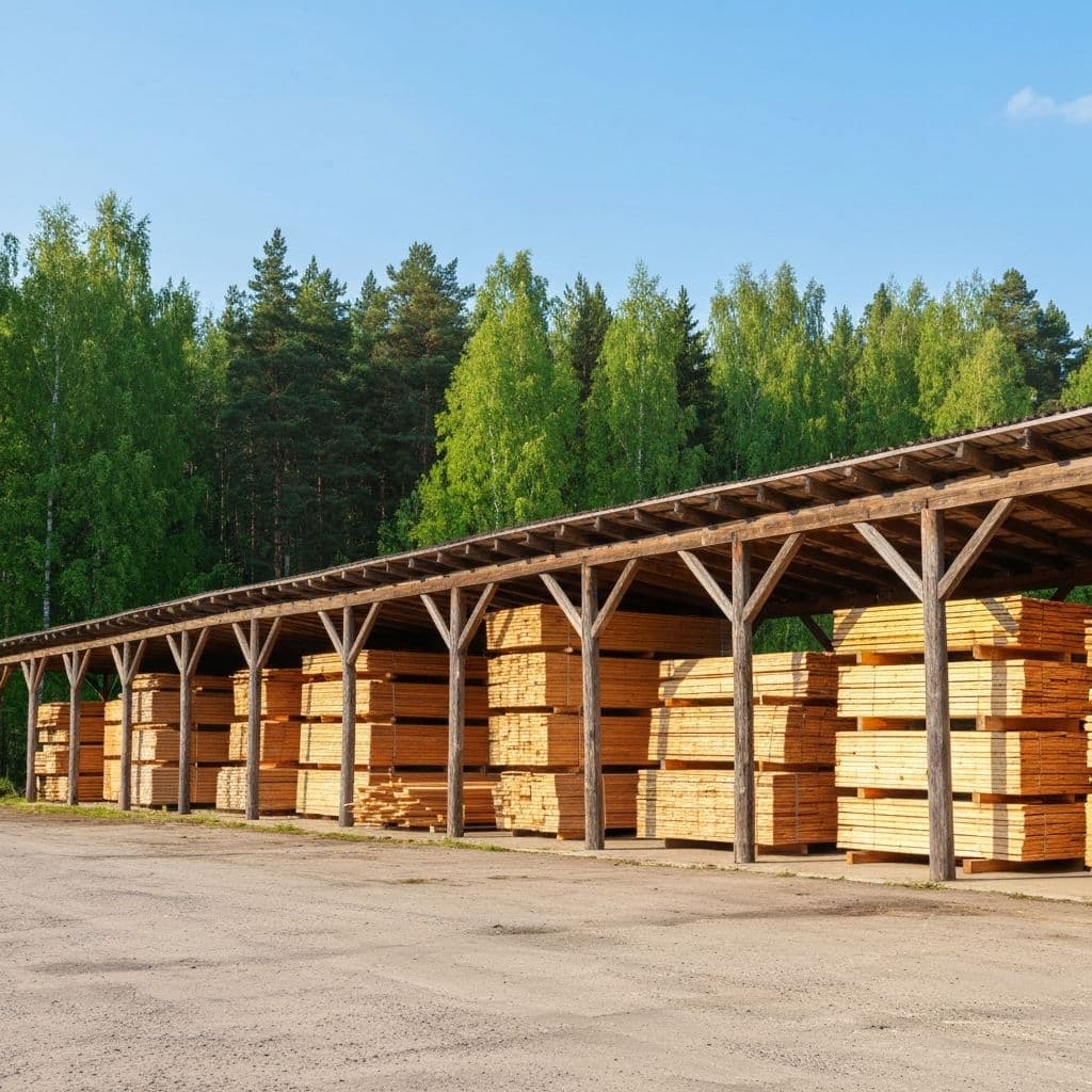 Склад пиломатериалов Марий Лес в Йошкар-Оле — доска, брус, вагонка в наличии