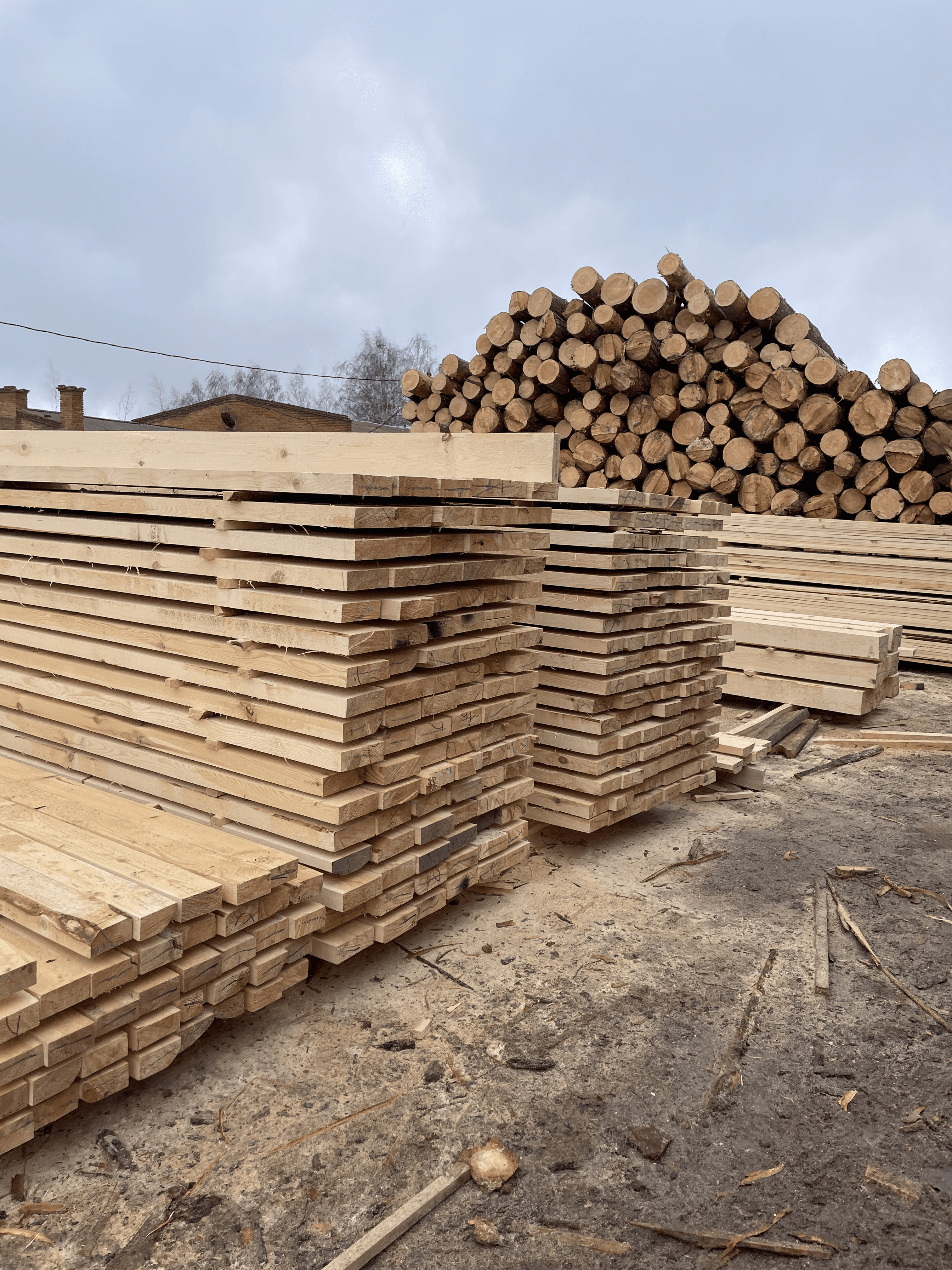 Склад и отгрузка пиломатериалов Марий Лес